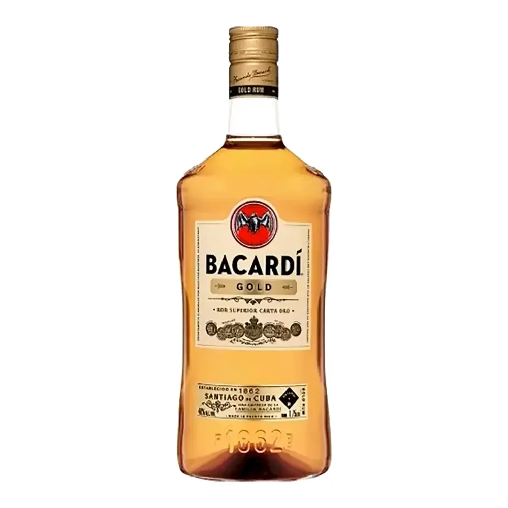 080480025205 BACARDI RUM GOLD 1.75L - Image 1