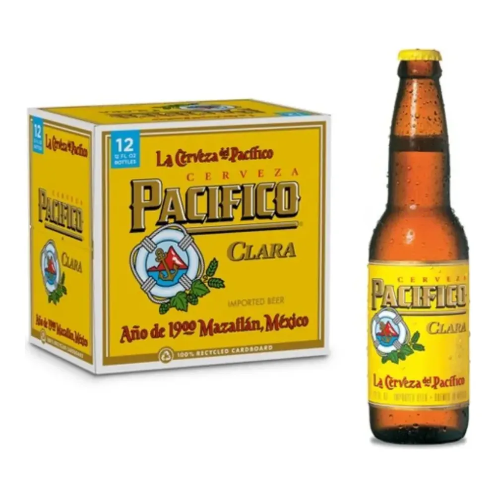 080660953151 CERVEZA PACIFICO LN 12Z/12PK - Image 1