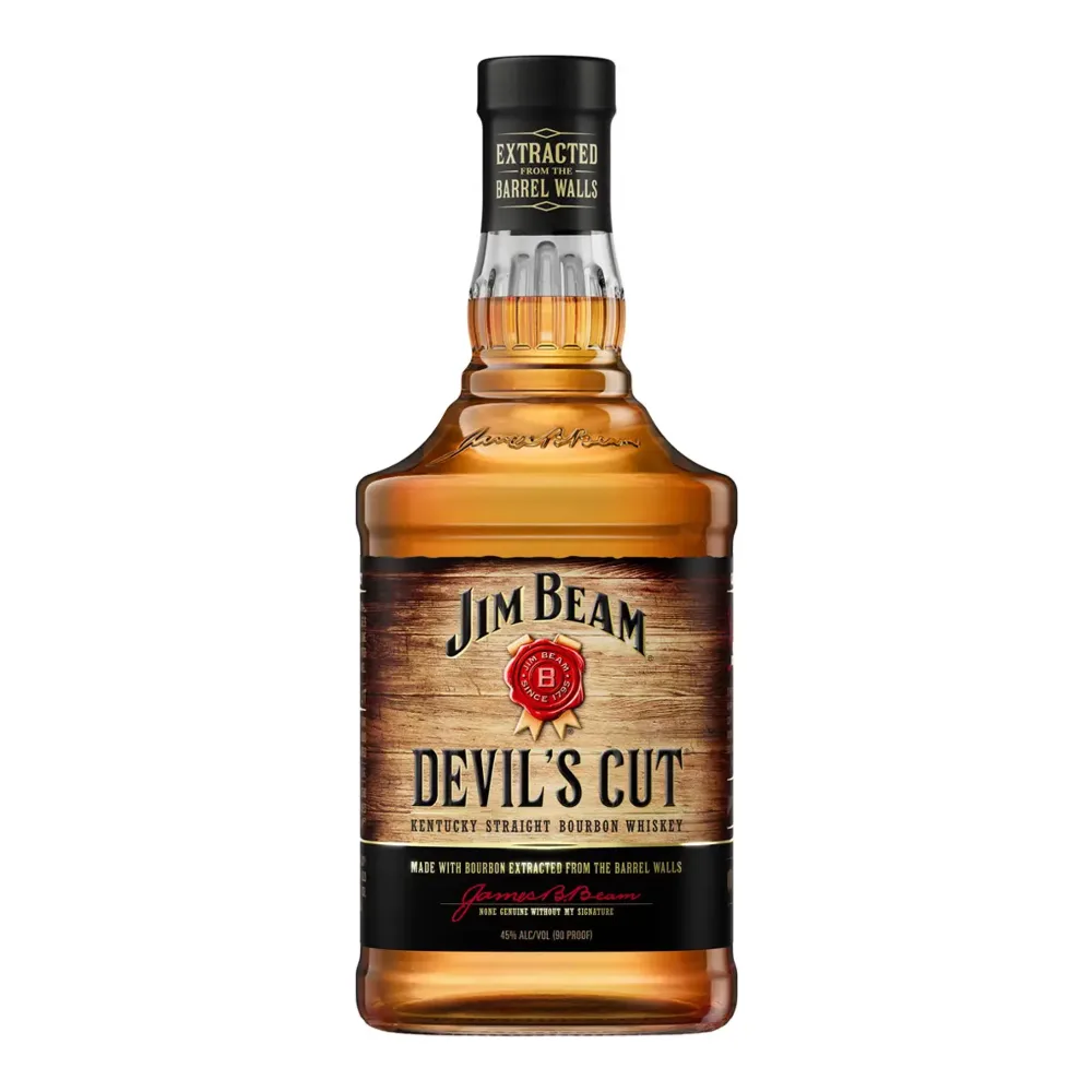 080686005018 JIM BEAM DEVILS CUT 90PR 750ML - Image 1