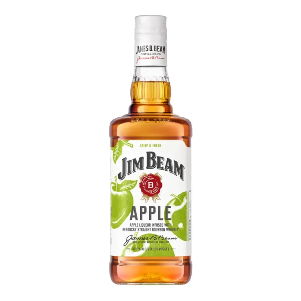 080686006572 JIM BEAM BOURBON APPLE 375ML - Image 1
