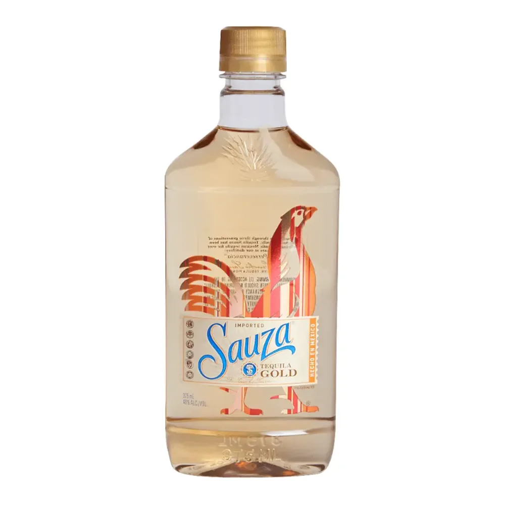 080686831600 SAUZA HACIENDA TEQUILA GOLD 375ML - Image 1