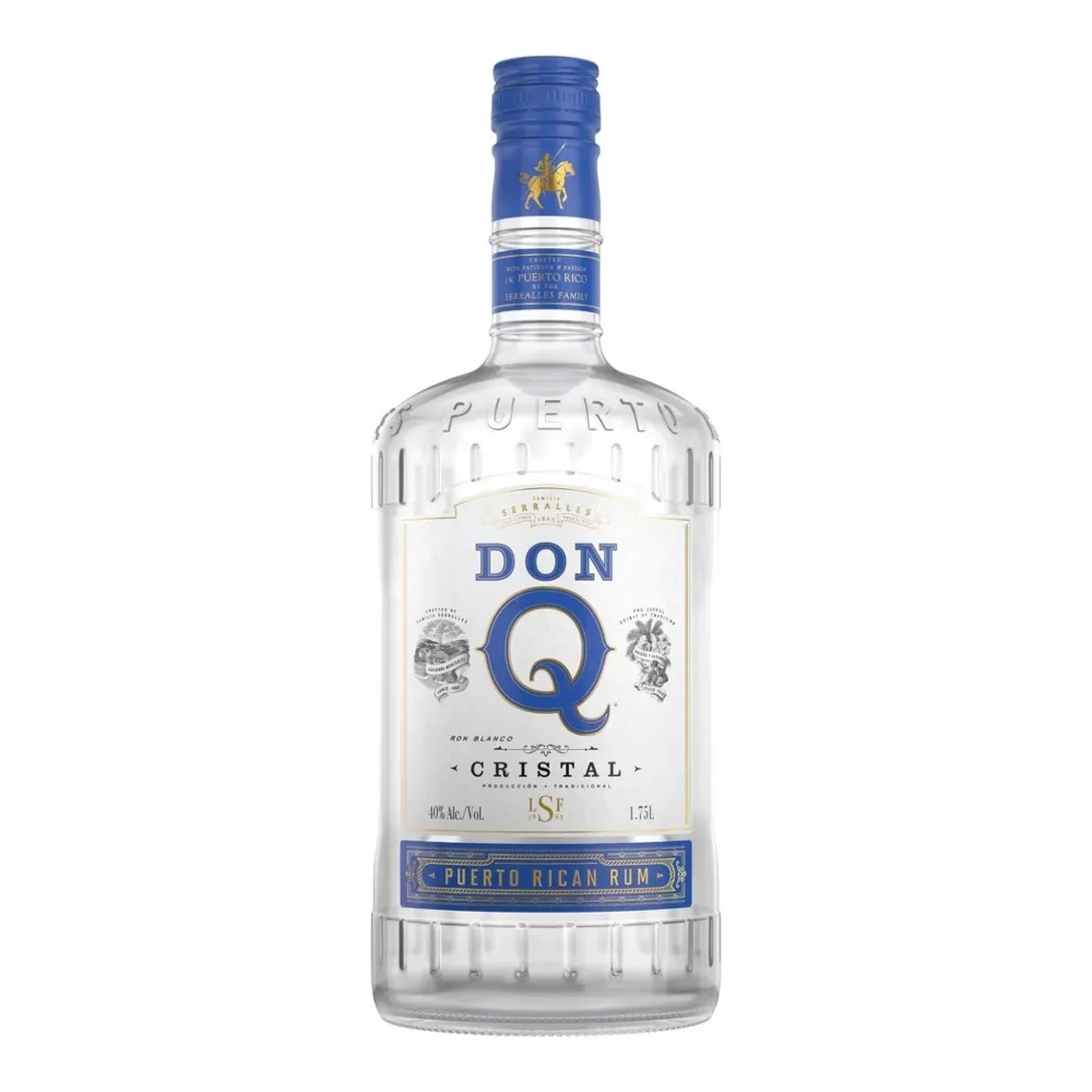 082301175021 DON Q CRISTAL PREMIUM RUM 1.75L - Image 1