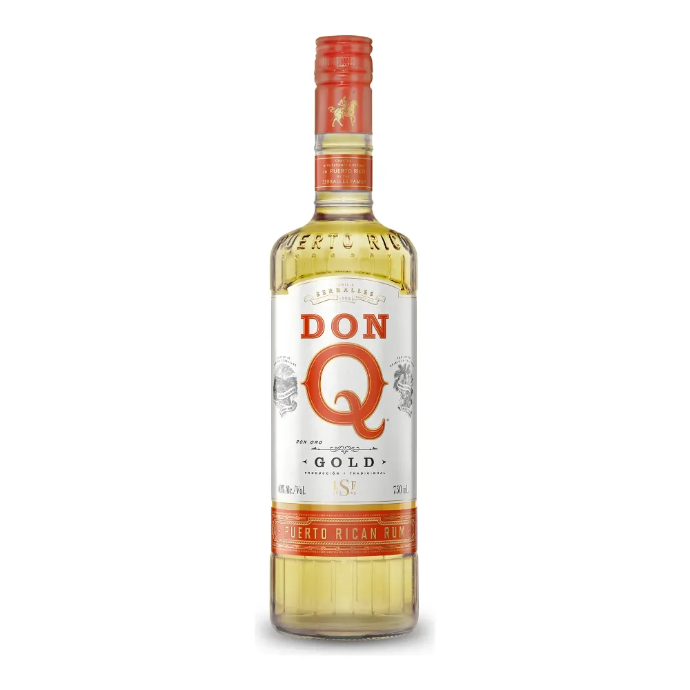 082301750013 DON Q GOLD RUM 750ML - Image 1