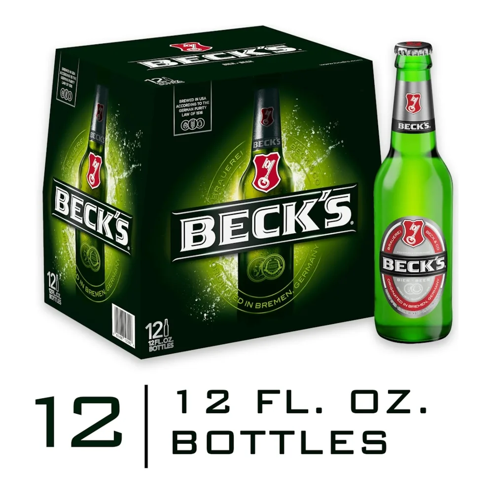 082488123006 BECKS GERMAN BEER 12Z/12PK - Image 1