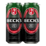 BECKS GERMAN BEER 16Z/4PK
