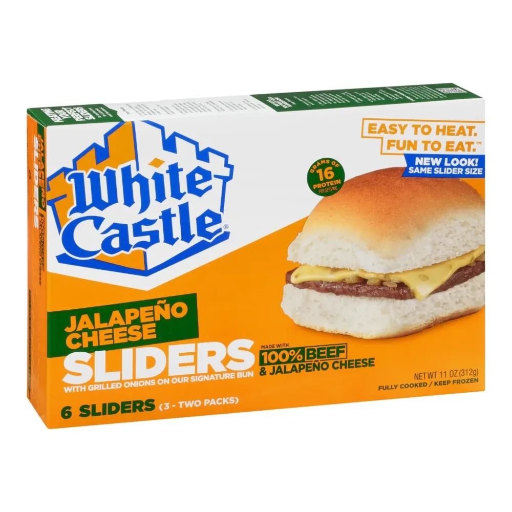 082988011063 WHITE CASTLE JALPNO CHSBRGR 6PK - Image 1