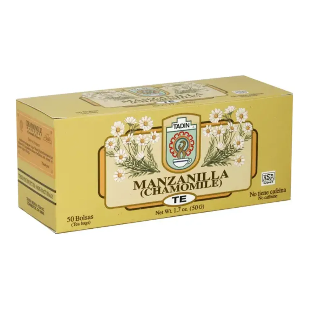 083703300561 TADIN TEA MANZANILLA 50CT - Image 1