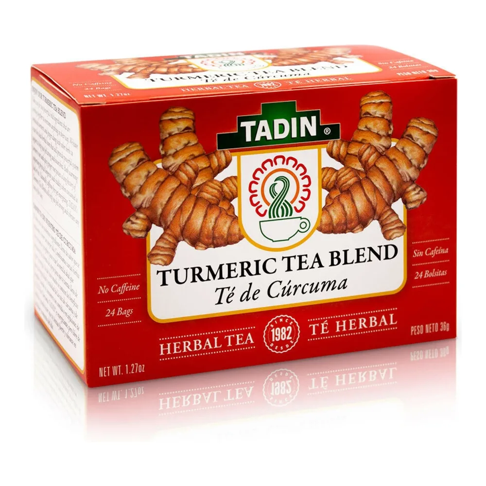 083703301971 TADIN TE CURCUMA TURMERIC 24CT - Image 1