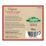 TADIN TE ORGANIC TURMERIC GINGER 20CT