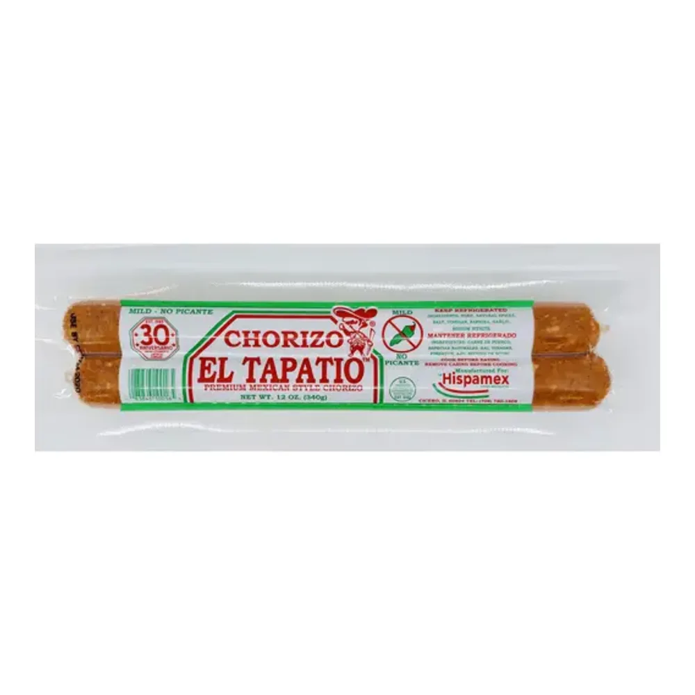 083846100165 TAPATIO CHORIZO MILD 12Z - Image 1