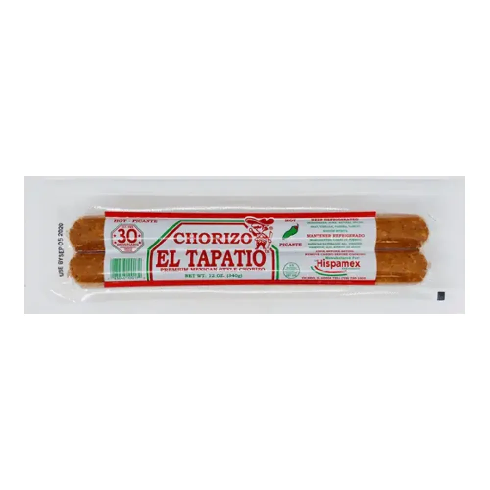 083846100172 TAPATIO CHORIZO HOT 12Z - Image 1