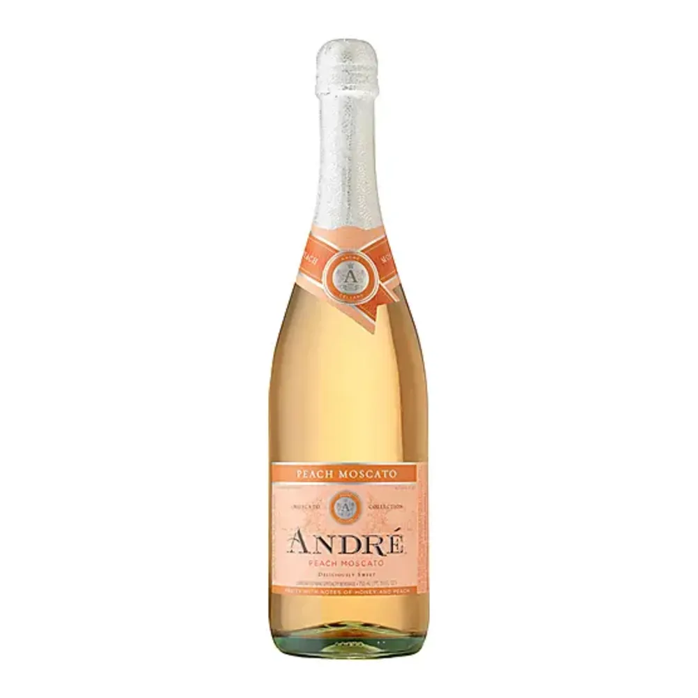 085000012680 ANDRE CHAMPAGNE PEACH MOSC 750ML - Image 1