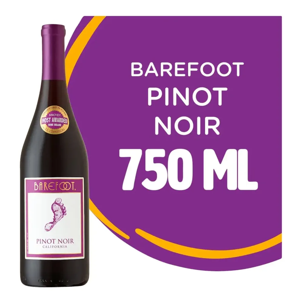 085000017074 BAREFOOT PINOT NOIR 750ML - Image 1