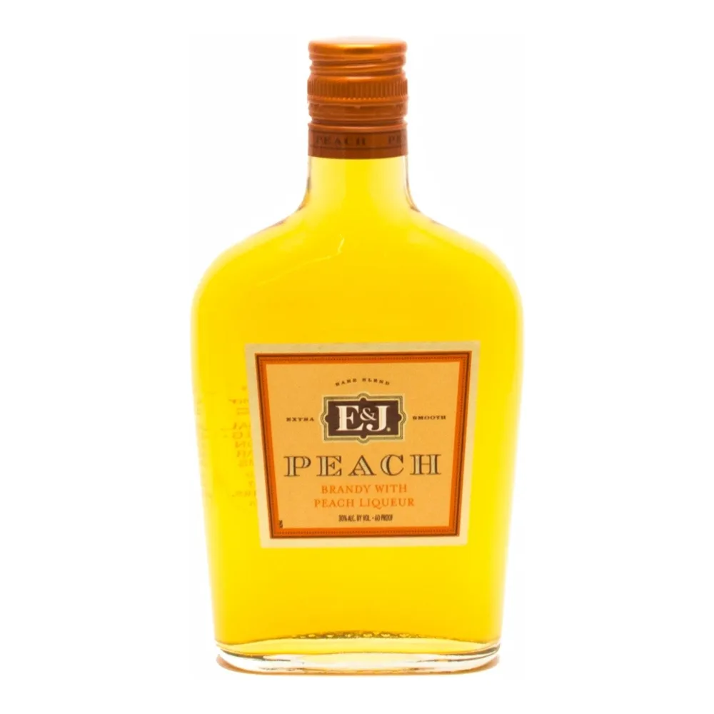 085000024102 E&J BRANDY PEACH VS 375ML - Image 1