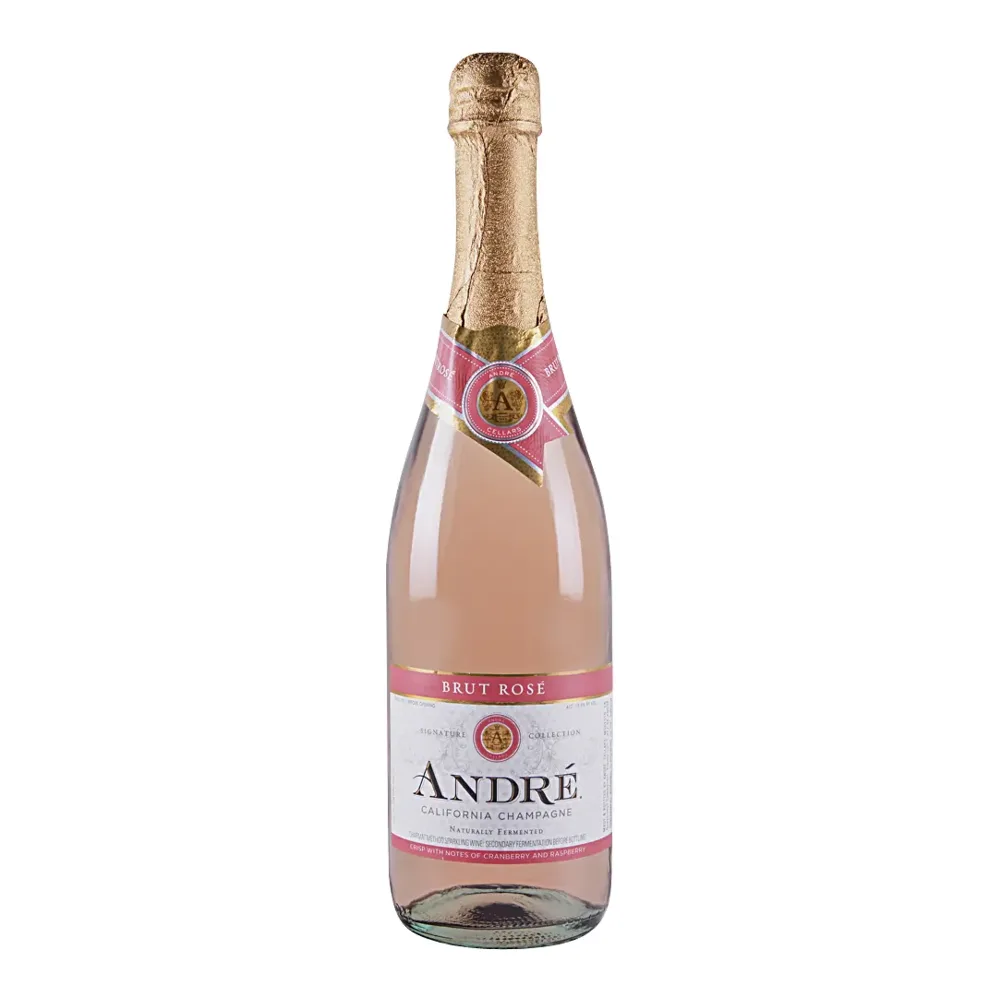 085000025246 ANDRE CHAMPAGNE BRUT ROSE 750ML - Image 1