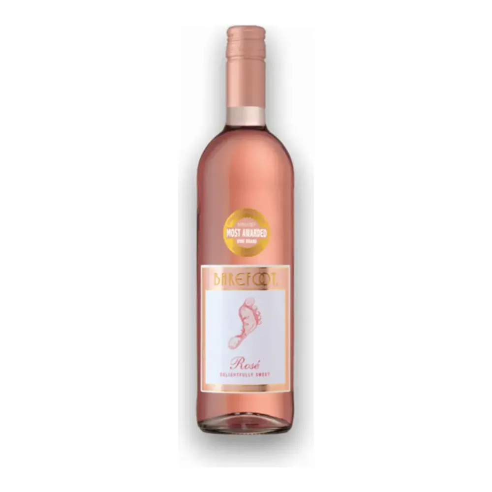 085000025871 BAREFOOT SWEET ROSE 750ML - Image 1