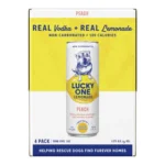 LUCKY ONE VODKA PEACH LMND 4PK