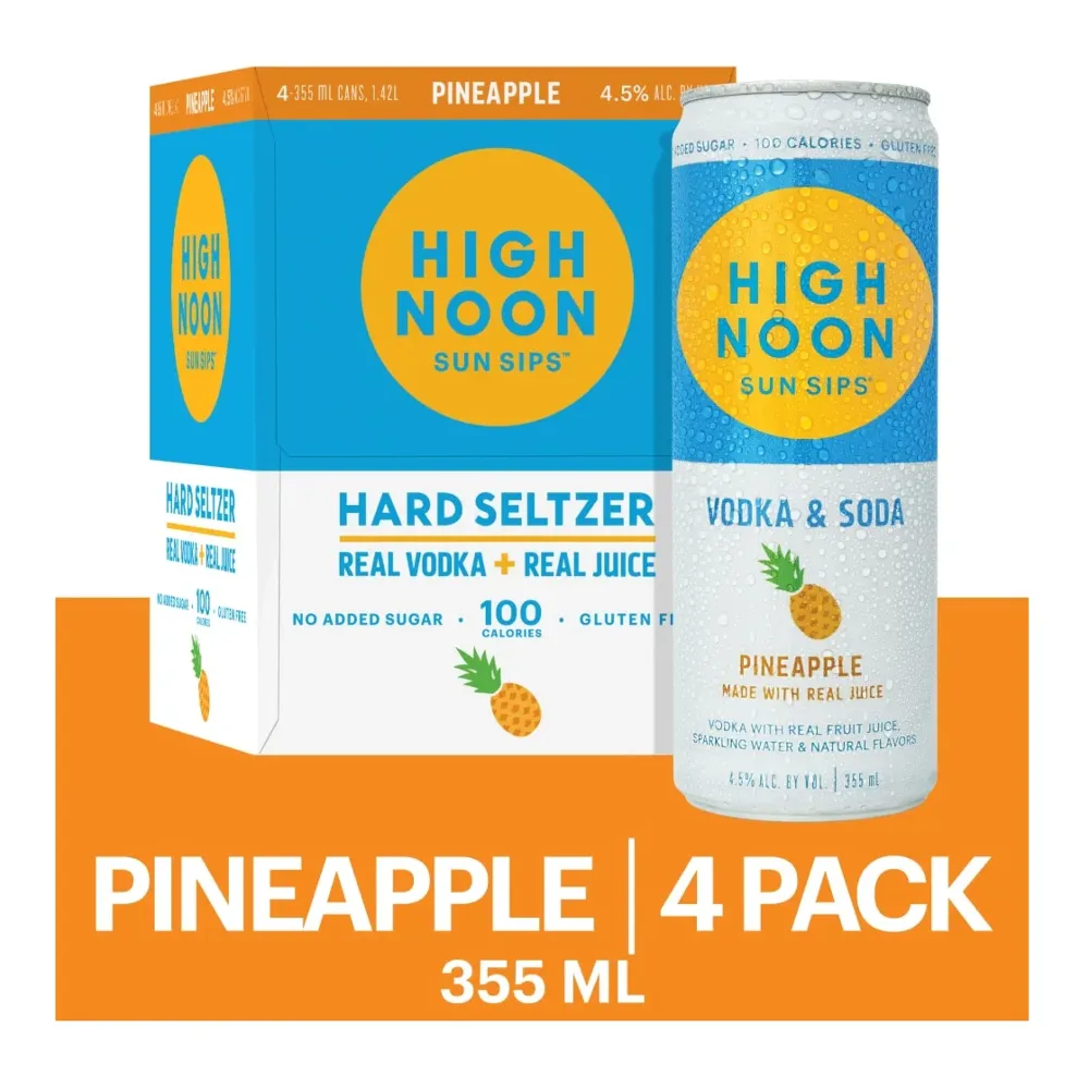 085000429266 HIGH NOON VODKA PINA 4PK - Image 1