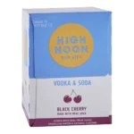 HIGH NOON VODKA BLACK CHERRY 4PK