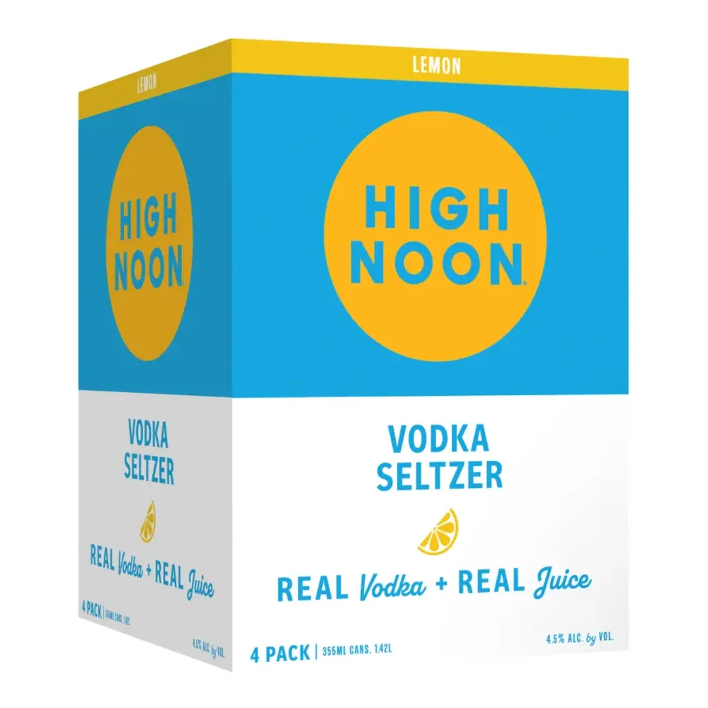 085000434260 HIGH NOON VODKA LEMON 4PK - Image 1