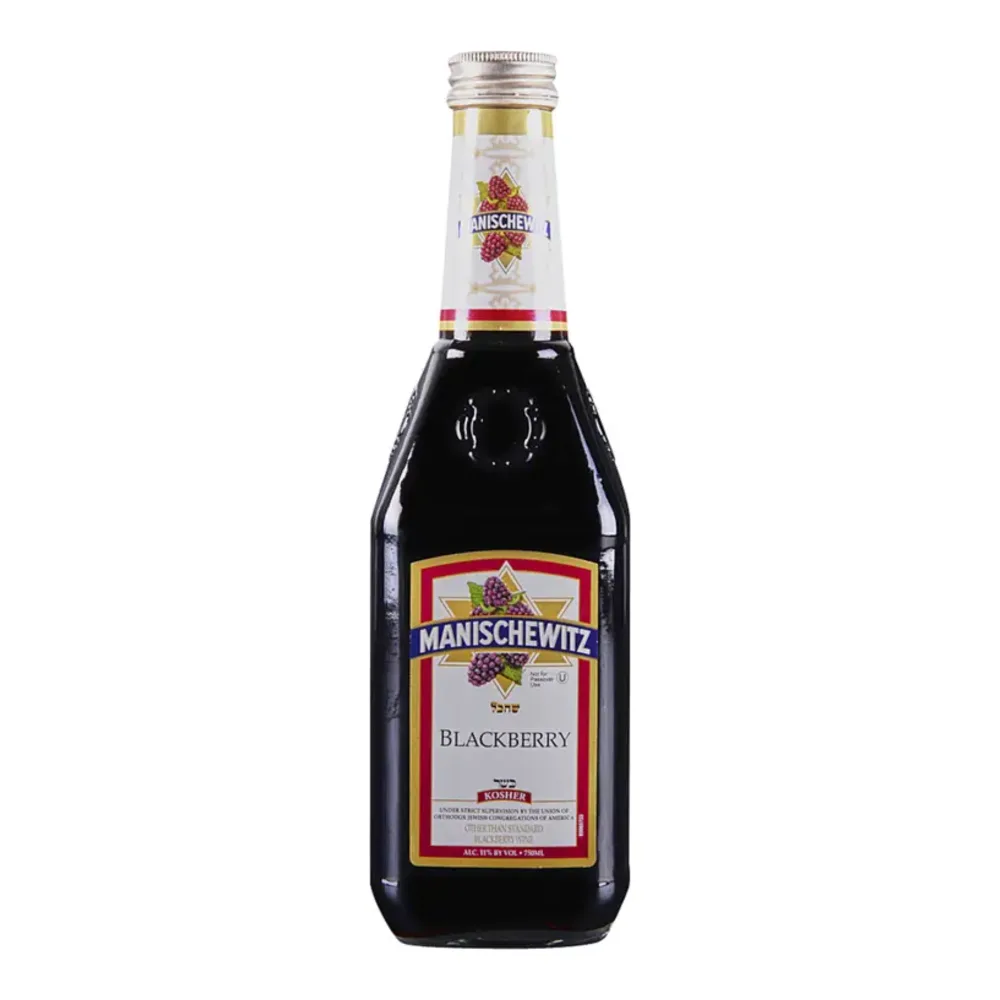 085976034006 MANISCHEWITZ BLACKBERRY 750ML - Image 1