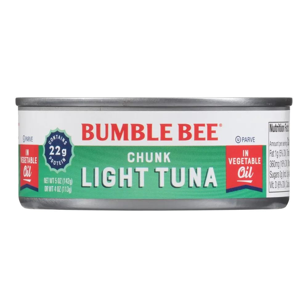 086600000213 BUMBLE BEE CHUNK LT TUNA OIL 5Z - Image 1