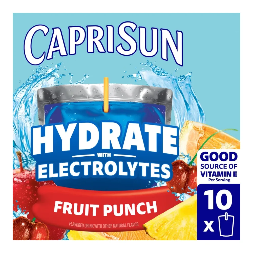 087684011973 CAPRI-SUN HYDRATE WITH ELECT FRUT PUNCH 10PK - Image 1