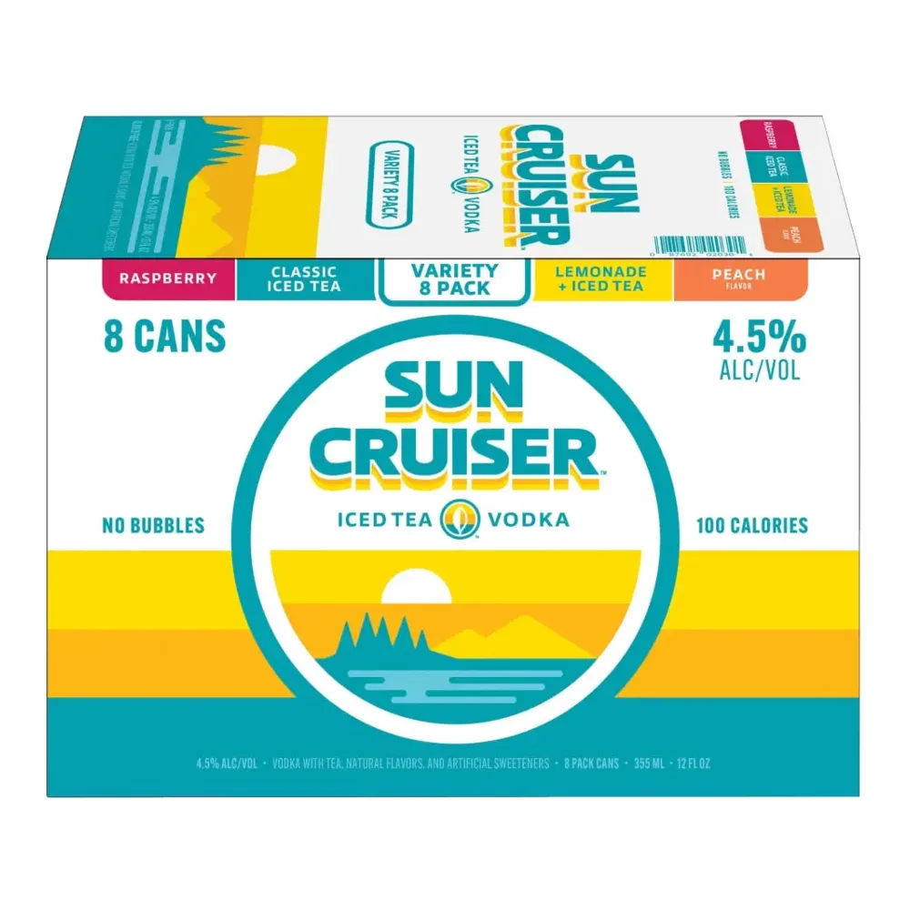 087692020301 SUN CRUISER ICE TEA VODKA 12Z/8PK - Image 1