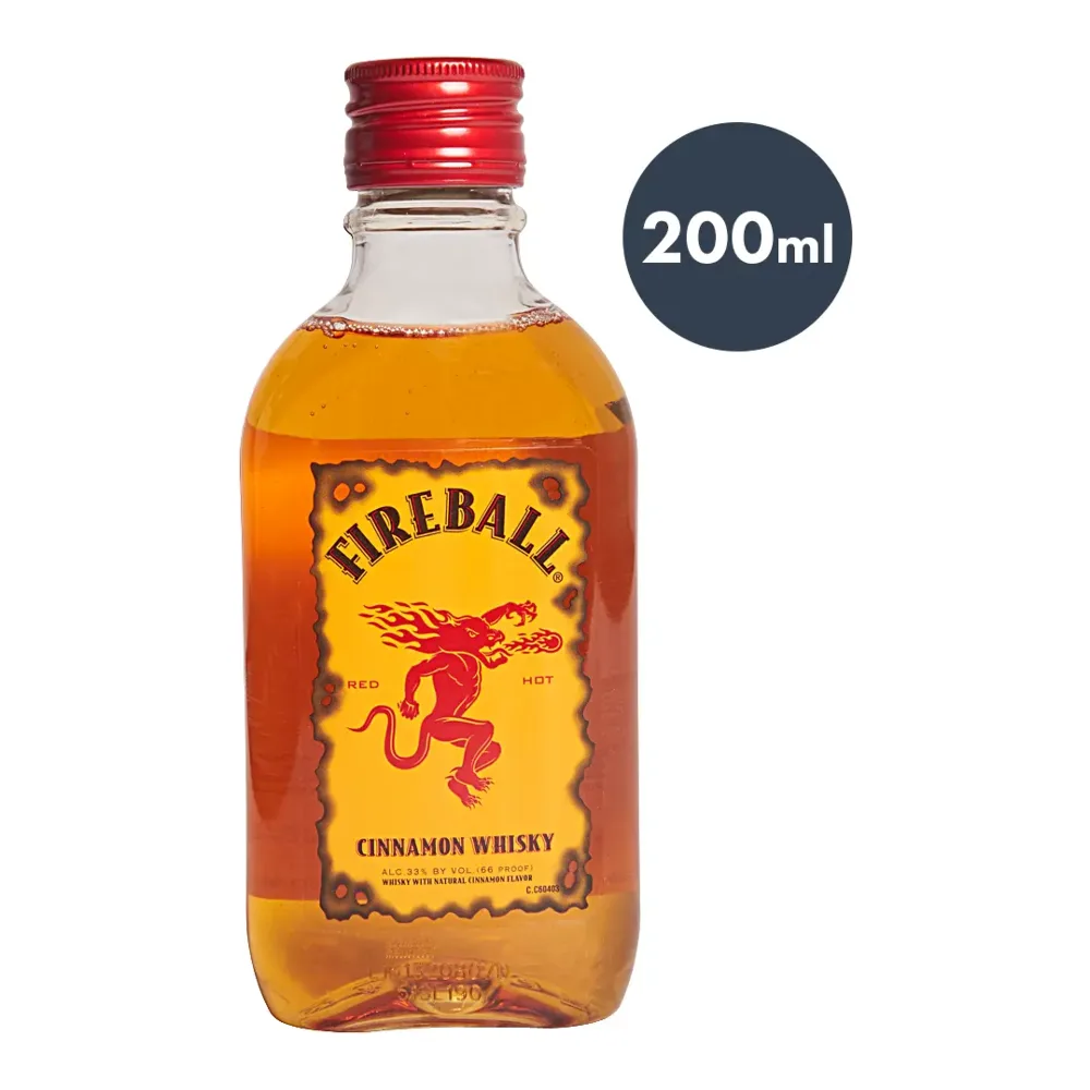 088004144739 FIREBALL CINN WHISKEY 200ML - Image 1