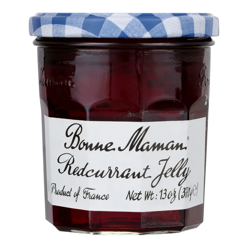088702015720 BONNE MAMAN JELLY RED CURRANT 13Z - Image 1