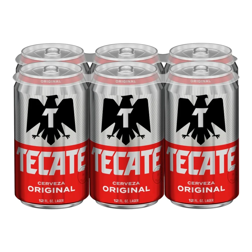 089826000098 TECATE CERVEZA CANS 12Z/6PK - Image 1