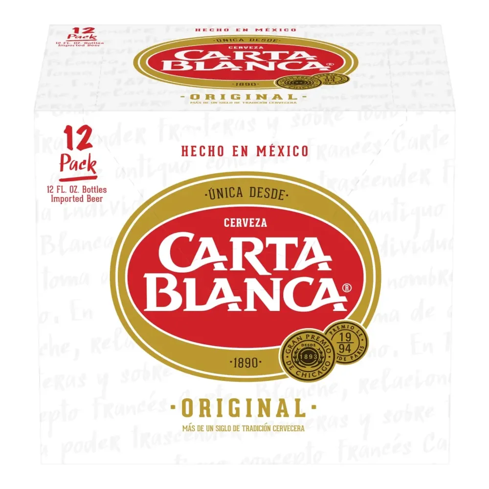 089826600120 CARTA BLANCA CERVEZA 12Z/12PK - Image 1