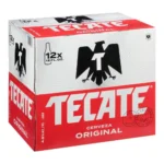 TECATE CERVEZA BOTTLES 12Z/12PK