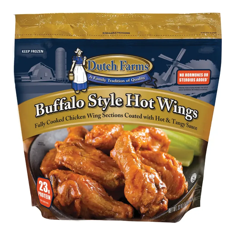 091945001955 DF/BUFFALO HONEY BBQ WINGS 32Z - Image 1