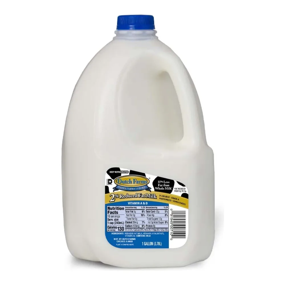 091945007100 MILK- GALLON 2% DUTCH FARMS - Image 1