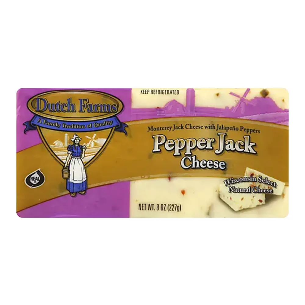 091945180803 DF/ PEPPER JACK CHEESE BAR 8Z - Image 1