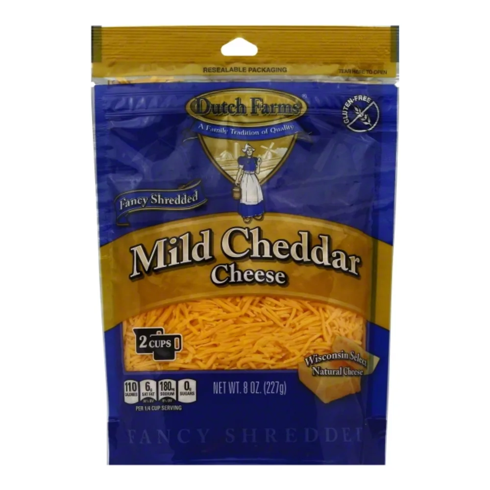091945200082 DF/SHREDDED MILD CHEDDAR 8Z - Image 1