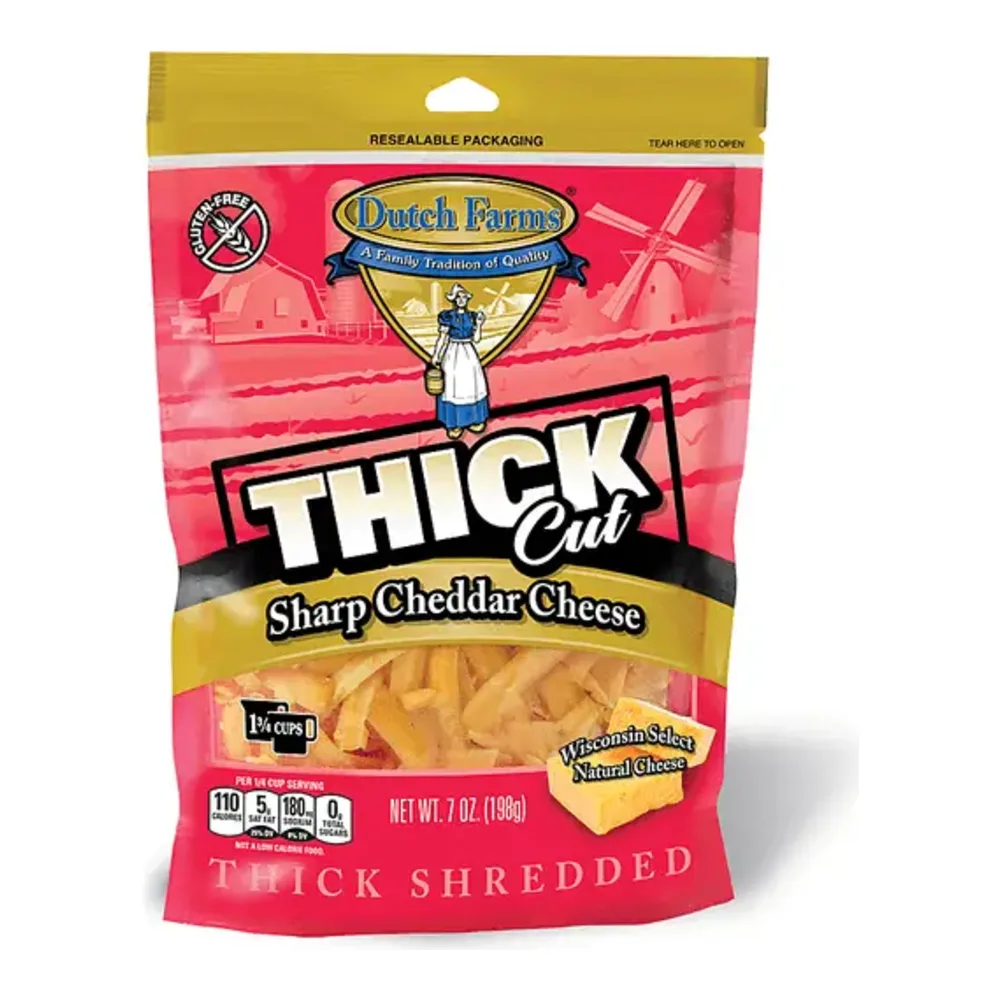 091945200235 DF/SHRED THICK SHRP CHEDDAR 7Z - Image 1