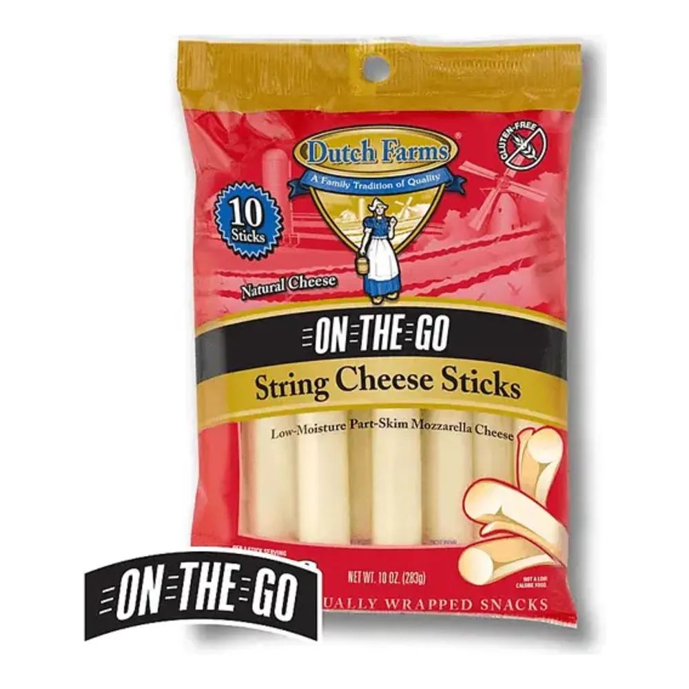 091945770189 DUTCH FARMS STRING CHEESE 10Z - Image 1