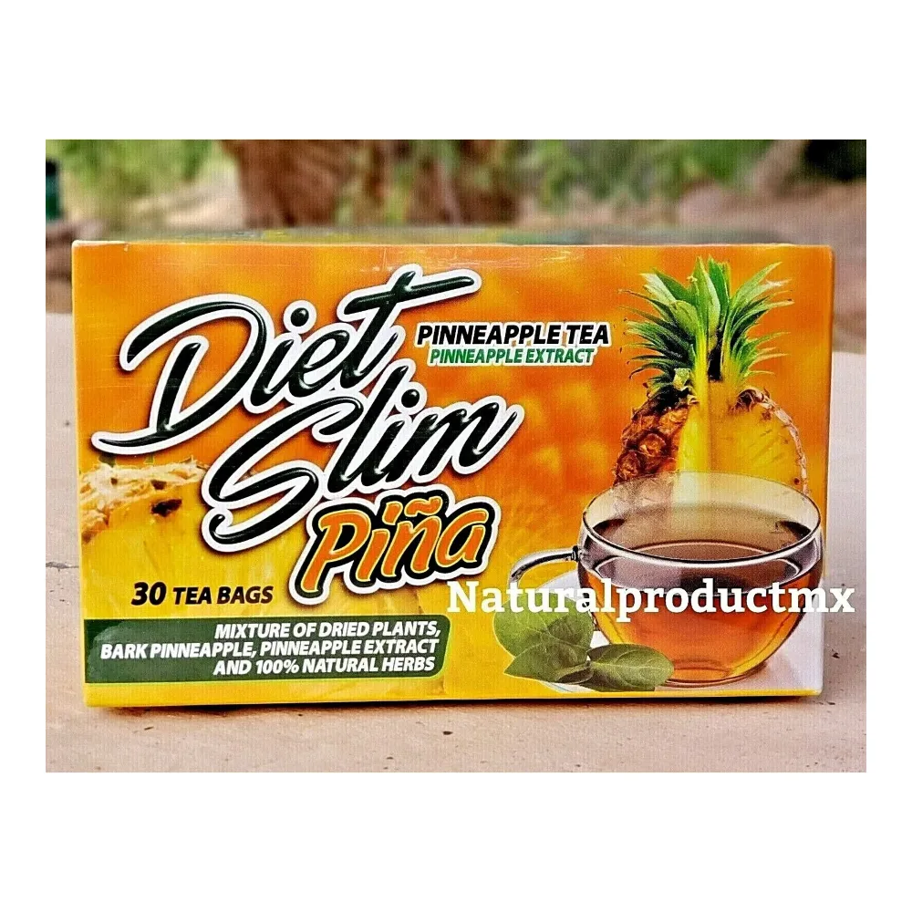 091965030614 DIET SLIM PINA TEA 30CT - Image 1