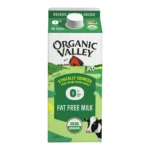 ORGANIC VALLEY FAT FREE MILK 64Z