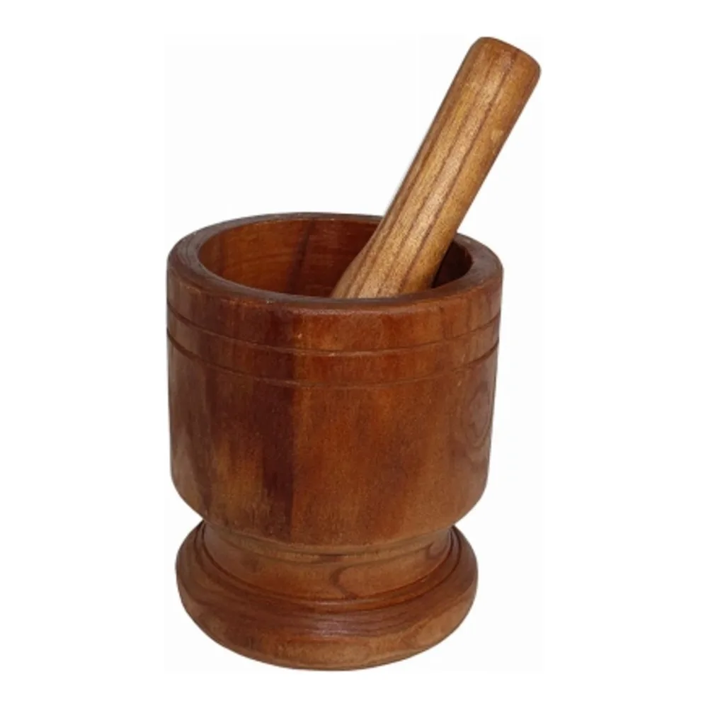 094046100398 IMUSA MORTAR WOOD JUMBO JUMBO - Image 1