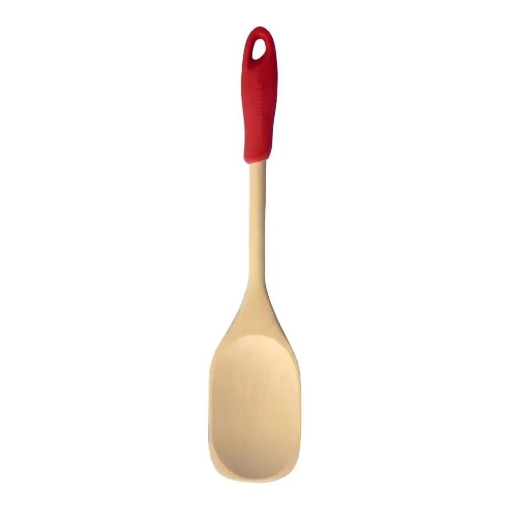 094046550247 IMUSA WOOD SERVING SPOON 12" - Image 1
