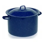 IMUSA ENAMEL STOCK POT BLUE 7.75QT