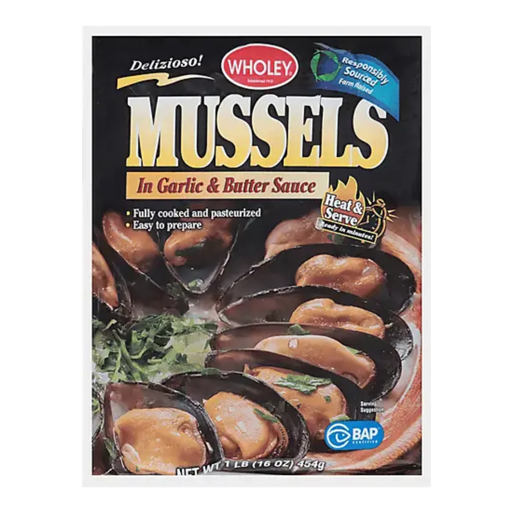 094776035045 WHOLEY MUSSELS IN GAR/BUTR SCE 16Z - Image 1