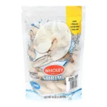 WHOLEY SHRIMP RAW T/ON 26/30 1LB
