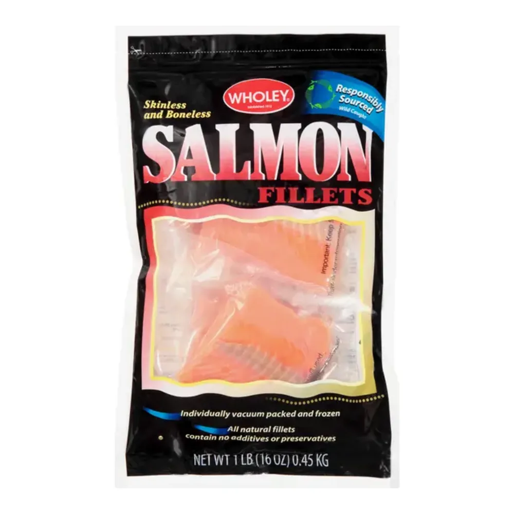 094776123964 WHOLEY OCEAN SALMON FILLETS 16Z - Image 1