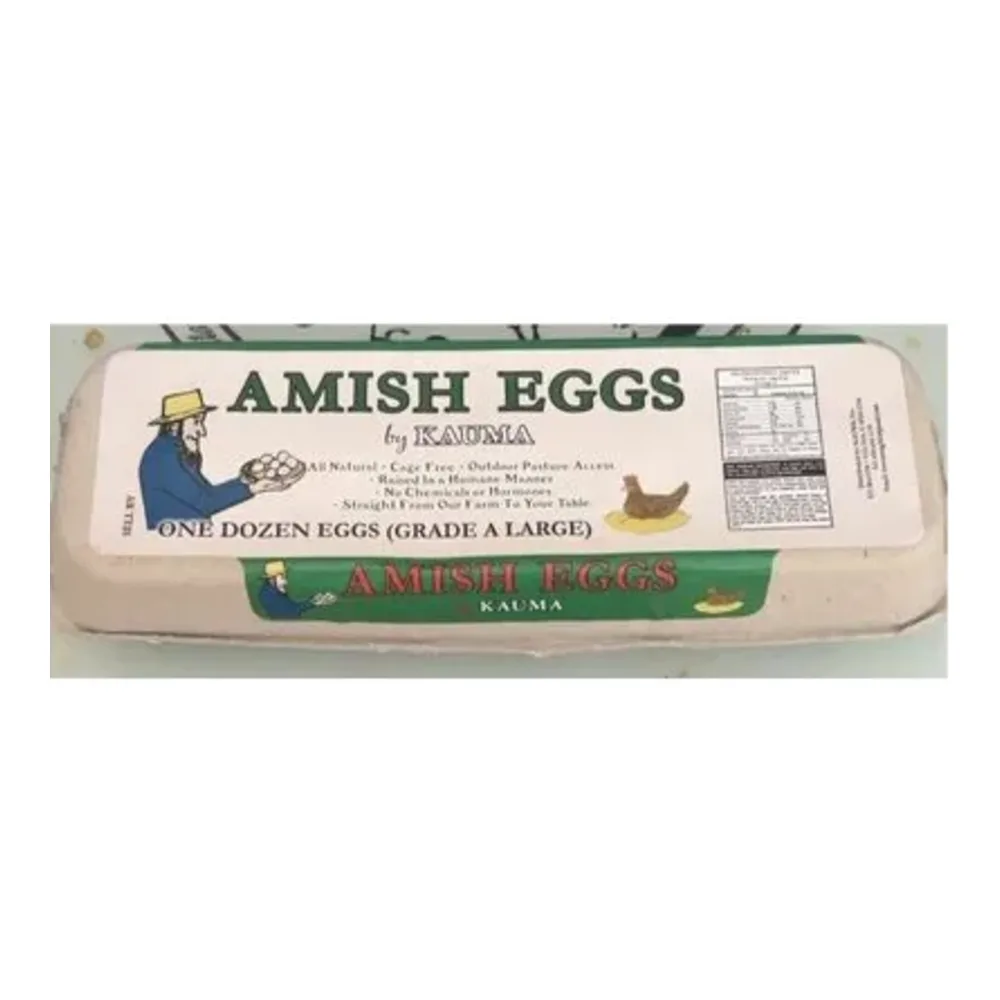 096962674717 KAUMA AMISH LARGE EGGS 12CT GREEN - Image 1