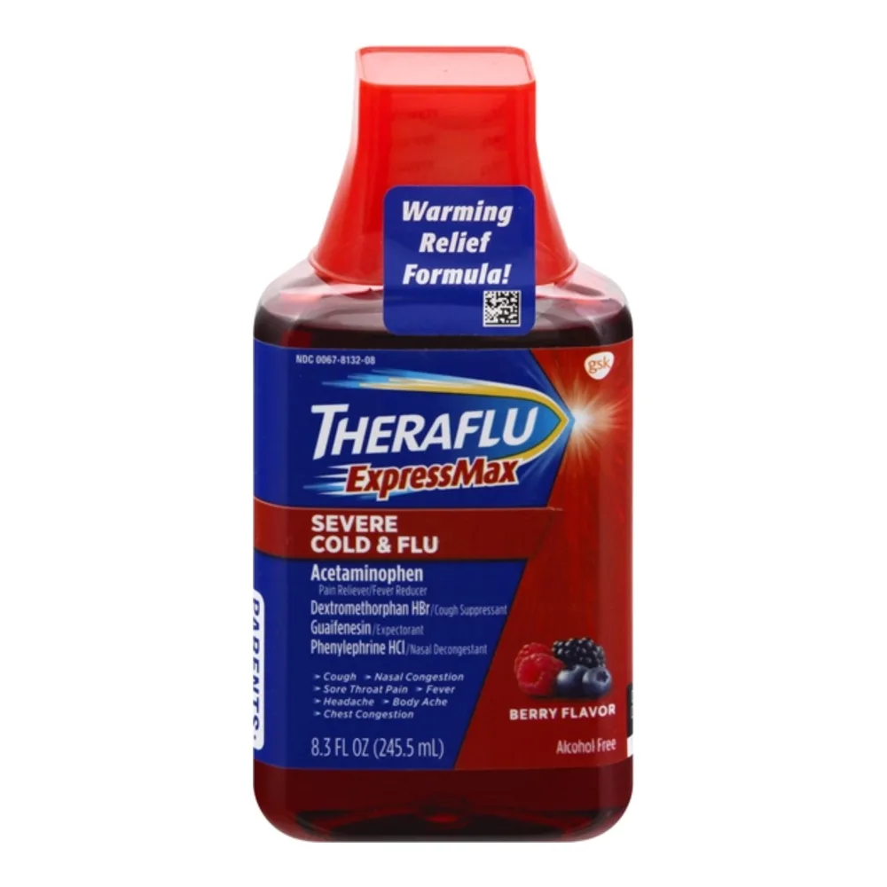 300678132080 THERAFLU LQ COLD & FLU 8.3Z - Image 1
