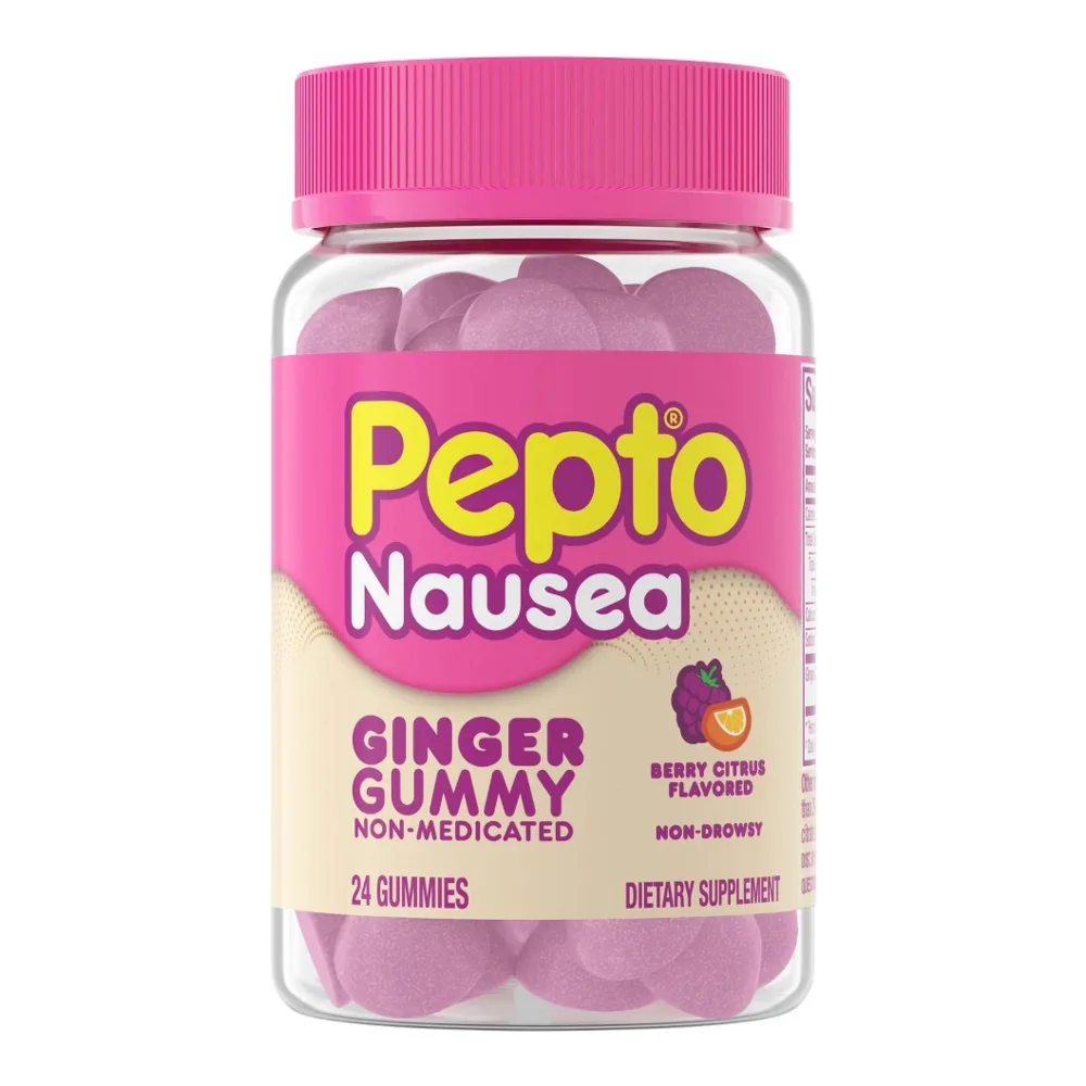 301490003763 PEPTO NAUSEAU GINGER GUMMY 24CT - Image 1